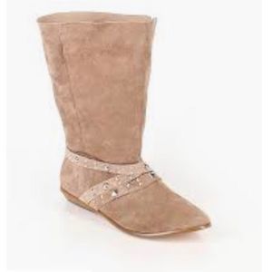 Decree suede studded boots